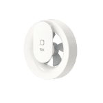 PAX NORTE Automatic Bathroom Extract Fan With Humidity Motion Temperature And Light Sensors 100 mm White Ventilation Fan