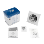 Soler And Palau SILENT-100 CZ Bathroom Fan Packaging Components Fan Screws Instructions And Carton Box