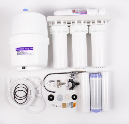 CANATURE RO75GPD 5 Stage Reverse Osmosis Drinking Water Filter Packaging Companentes