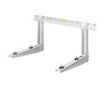 Rodigas MS257 White Wall Bracket For Outdoor Air Conditioner Unit 550x800 mm Heavy Duty Mount Up To 140 kg