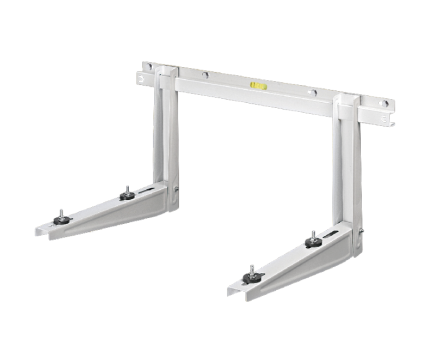 Rodigas MS257 White Wall Bracket For Outdoor Air Conditioner Unit 550x800 mm Heavy Duty Mount Up To 140 kg