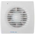 Soler And Palau FUTURE-100 T Bathroom Extract Fan Ø100mm White With Timer Slimline Ventilation