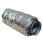 100mm / 1m AKUDEC-2 semi flexible sound attenuator Ø100mm, DEC International - Image 2