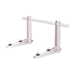 Rodigas MS 230 Sliding Wall Bracket For Outdoor Air Conditioner Unit 420x800 mm Heavy Duty Mount Up To 140 kg