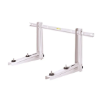 Rodigas MS 230 Sliding Wall Bracket For Outdoor Air Conditioner Unit 420x800 mm Heavy Duty Mount Up To 140 kg