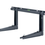 Rodigas MS 253N Black Wall Bracket For Outdoor Air Conditioner Unit 465x800 mm Load Capacity 140 kg