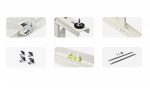 Rodigas MT 650 Roof Bracket Components Fixing Kit Vibration Dampers Insulation Washers And Levelling System