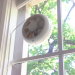 oler And Palau HCM-150 N Window Mount Extract Fan Windo Mount Installation Illustration