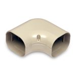INABA DENKO SK-77-I Flat Elbow 90 Degree Slimduct Ivory Residential Trunking