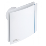Soler & Palau SILENT-100 CZ Design White Bathroom And WC Extract Fan For Modern Interior