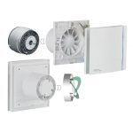 Soler & Palau SILENT-100 CRZ Design 100 mm Bad-Abluftventilator – Konstruktionszeichnung