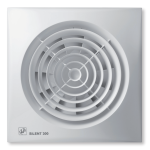 Soler And Palau SILENT-300 CZ Ø150 mm Bathroom Extractor Fan With Shutter And Ball Bearing Motor