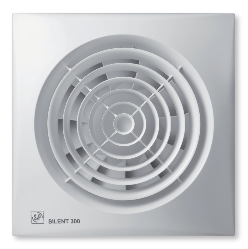 Soler & Palau SILENT-300 CZ Ø150 mm Bathroom Extractor Fan Soler And Palau SILENT-300 CZ Ø150 mm Bathroom Extractor Fan With Shutter And Ball Bearing Motor