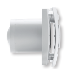 Soler&Palau; SILENT DUAL 200: extractor para baño y aseo, vista lateral, Ø 125 mm