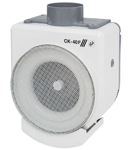 Soler And Palau CK-40 F Ø100 mm PVC Kitchen Extract Fan With Steel Filter