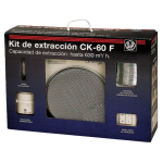 Soler And Palau CK-60 F Ø116.5 mm Kitchen Extract Fan Packaging Kit With Duct