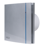 SILENT-100 CHZ DESIGN Silver Soler & Palau bathroom extractor fan with humidity sensor and timer Ø100mm - Image 3