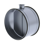 ETS NORD KROS Ø100mm Mechanical Regulating Damper Steel With Rubber Gasket