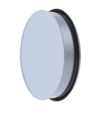 ETS NORD NAL Ø500mm Air Duct End Cap Galvanised Steel With Rubber Seal