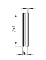 ETS NORD NAL Ø100mm End Cap For Air Ducts Dimensions Galvanised Steel With Rubber Seal