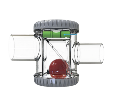 Tecnosystemi STOP Anti Odor Condensate Siphon Ø21mm With Odor Trapping Ball Mechanism