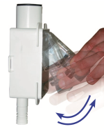 Tecnosystemi REGIO Anti Odor Dry Siphon Transparent Removable Body For Easy Cleaning And Maintenance