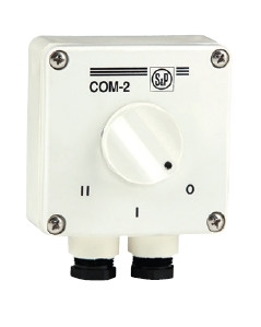 Soler And Palau COM 2 Two Speed Fan Selector With On Off Control For Manual Airflow Regulation In Ventilation Systems