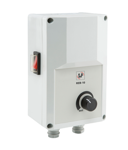 Soler & Palau REB 10 Fan Speed Controller With Separate On Off Switch Surface Mounted