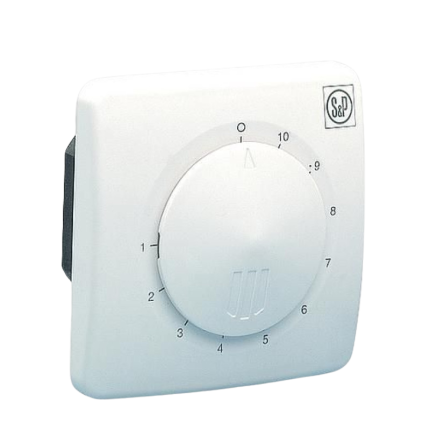 Soler & Palau REB 2.5 NE Flush Mount Electronic Fan Speed Controller With Rotary Knob