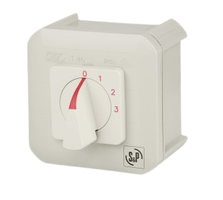 Soler & Palau COM 3 Three Speed Fan Switch With On Off Control For Reliable Manual Ventilation Speed Selection