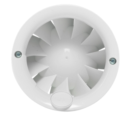 Soler And Palau SILENTUB-100 Axial-Inline-Kanalventilator-Ansaugblende Ø 100 mm, Frontansaugung für Lüftungsventilator