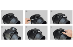 TD-200 P ECOWATT Soler & Palau mixed flow inline duct fan Ø200 mm (black) - Image 4