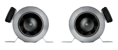 Soler And Palau JETLINE Series Inline Duct Fans With Adjustable Support Bracket And Two Mounting Positions
