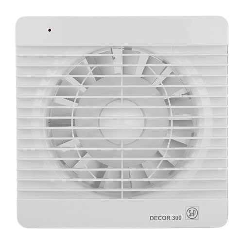 Soler & Palau DECOR-300 C 150 mm Bathroom Extractor Fan Soler And Palau Decor-300 C 150 mm Bathroom Extractor Fan With Backdraft Shutter And Slim Modern Design