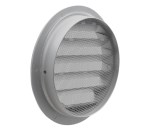 DEC International DSAV-C Aluminium Weather Louvre For Round Air Ducts With Insect Screen And Weather Protection