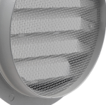 DEC International DSAV-C Circular Louvre Weather Protection Grille With 2 mm Insect Screen For Ventilation