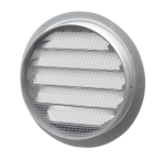 DSAV-100 C external ventilation grille with insect screen Ø100 mm DEC International - Image 2