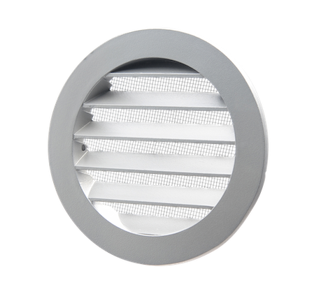 DEC International DSAV-125 C Aluminium External Vent Grille DEC International DSAV-125 C Aluminium External Vent Grille Ø125 mm With Insect Screen And Weather Protection