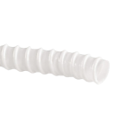 RODIGAS TU20 Corrugated Condensate Drain Pipe Ø20 mm White PVC With Ø24 mm External Diameter For Air Conditioning