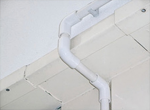 Tecnosystemi 11126311 CA 90° Elbow With TCR-21 Rigid Condensate Drain Pipe Installation