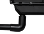 Tecnosystemi SCD3E0004 90° Elbow Installation With TCR-21 Rigid Condensate Drain Pipe Ø21 mm For HVAC Drainage
