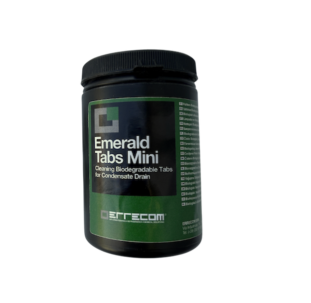 Errecom Emerald Tabs Mini Condensate Drain Cleaning Tablets Errecom Emerald Tabs Mini Air Conditioner Drain Cleaning Tablets 100 pcs For Condensate Drain Systems