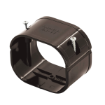 INABA DENKO SJ-77-B Duct Coupler For SLIMDUCT SD-77 Lineset Cover In Brown For Air Conditioner Refrigerant Pipes