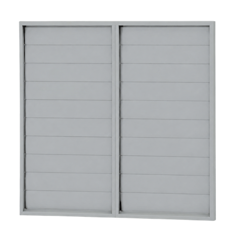Soler & Palau PER-560 W Gravity Backdraft Vent Grille Soler And Palau PER-560 W External Vent Grille With Gravity Backdraft Shutter Ø560 mm UV Resistant