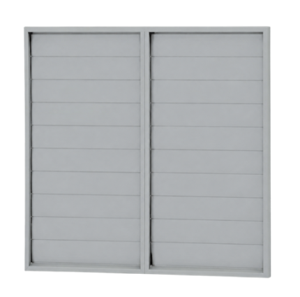 Soler And Palau PER-630 W Ventilation Grille With Automatic Gravity Shutter Ø630 mm UV Resistant Plastic