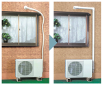 INABA DENKO SLIMDUCT SD Trunking System For Refrigerant Pipes, Electrical Cables And Condensate Drain Lines
